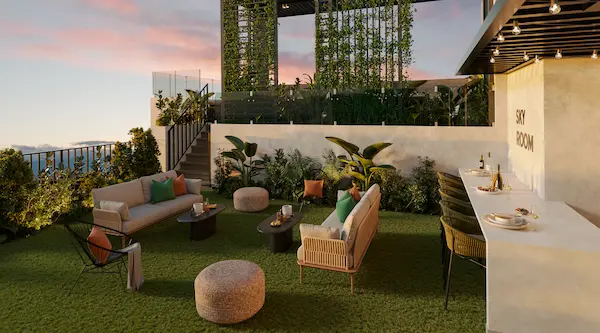 Terraza en departamento en venta en miraflores