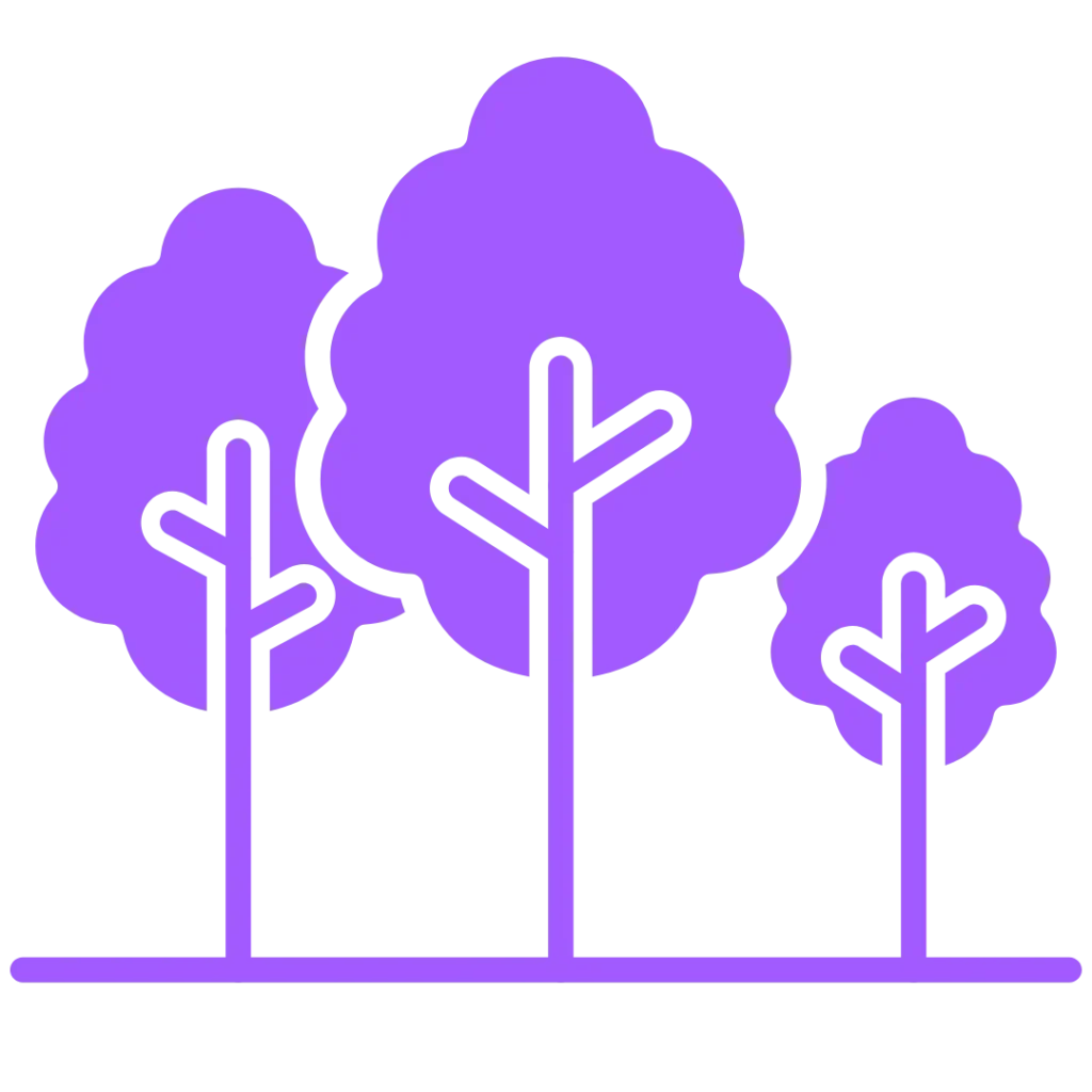 áreas verdes icono