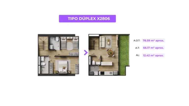 Departamento dúplex descripción
