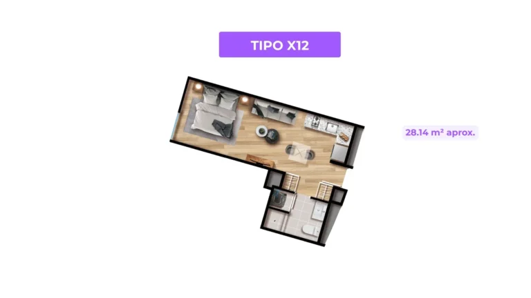 loft de 28 m² en Surquillo