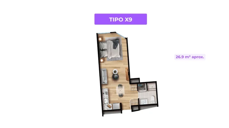 Loft de 26 m² en Surquillo