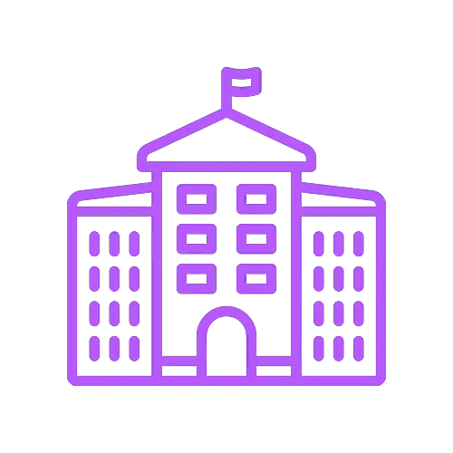 Variedad de colegios y espacios educativos