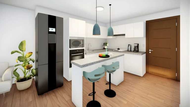 departamentos en venta en límite de San Miguel y Magdalena - Cocina