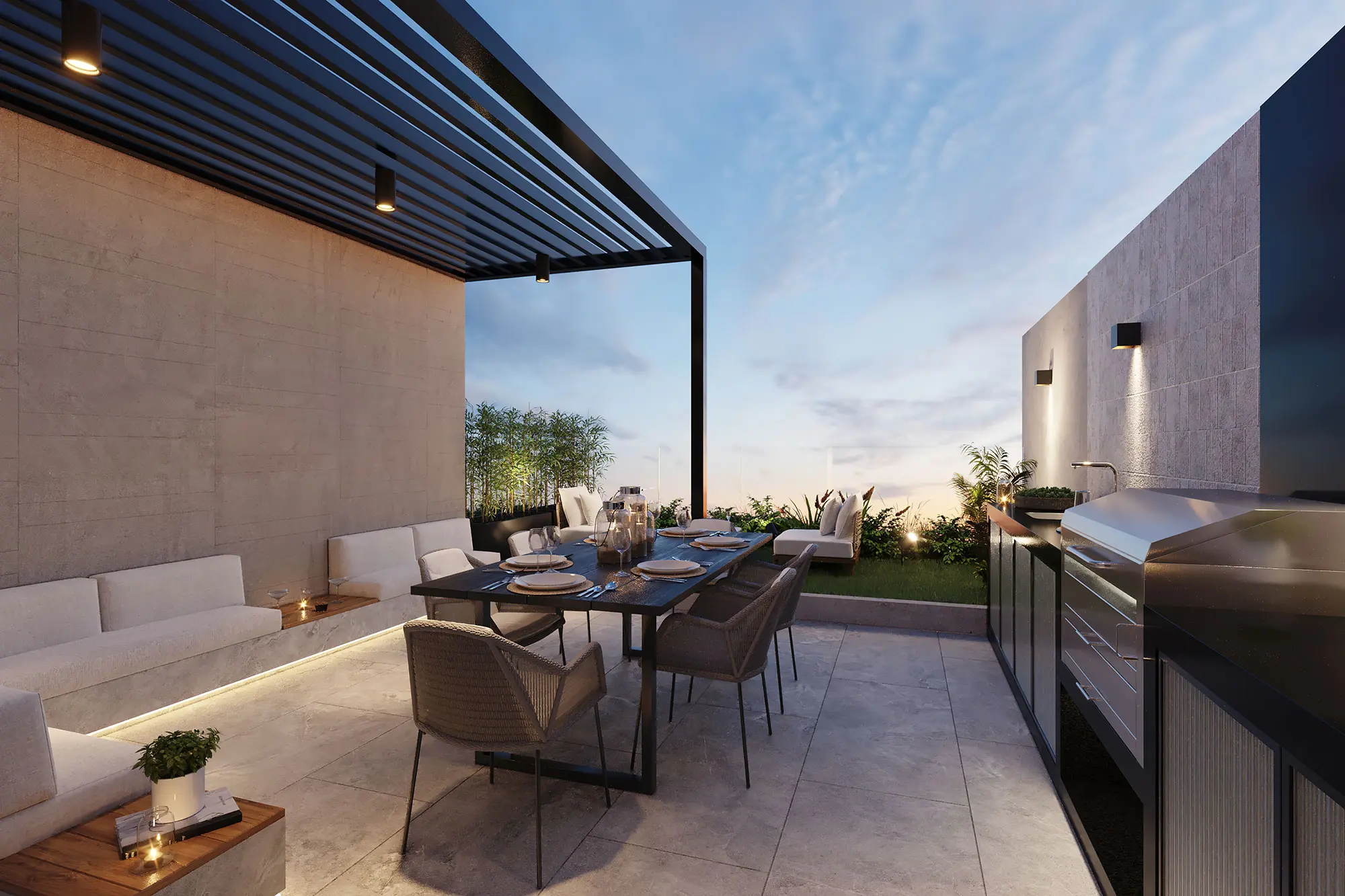 PARRILLA - departamentos en venta cerca a la Costa Verde en Miraflores