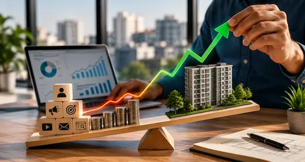 costo de adquisición de cliente . bienes raices
