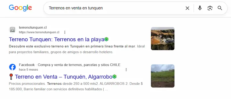 Metricas tunquen - Portafolio de marketing inmobiliario
